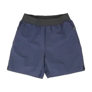 Navy Solid Active Shorts