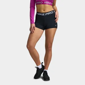 Nike Pro Women's 3" Shorts / Black