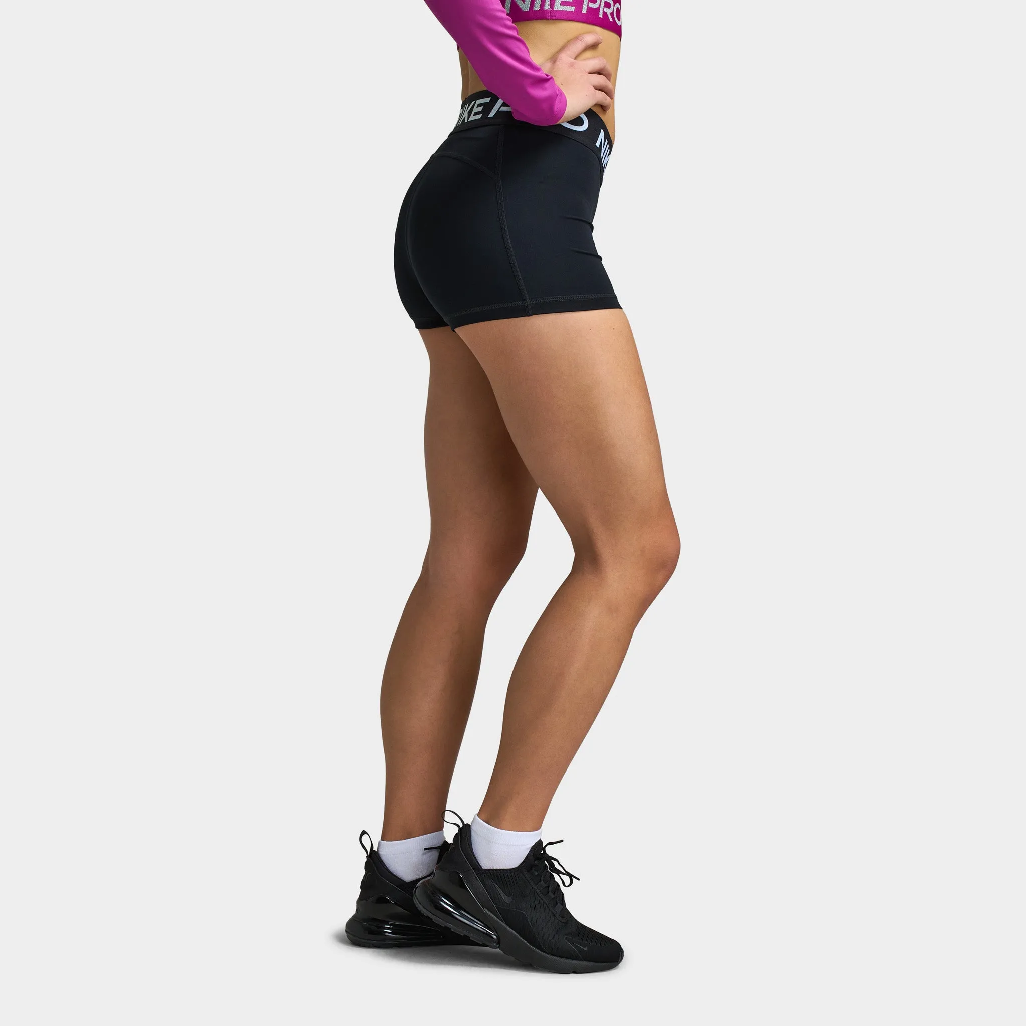 Nike Pro Women's 3" Shorts / Black