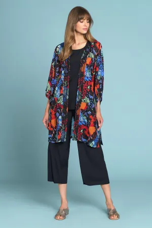 Olivia Newton-John Silk Kimono - Rainbow Butterfly