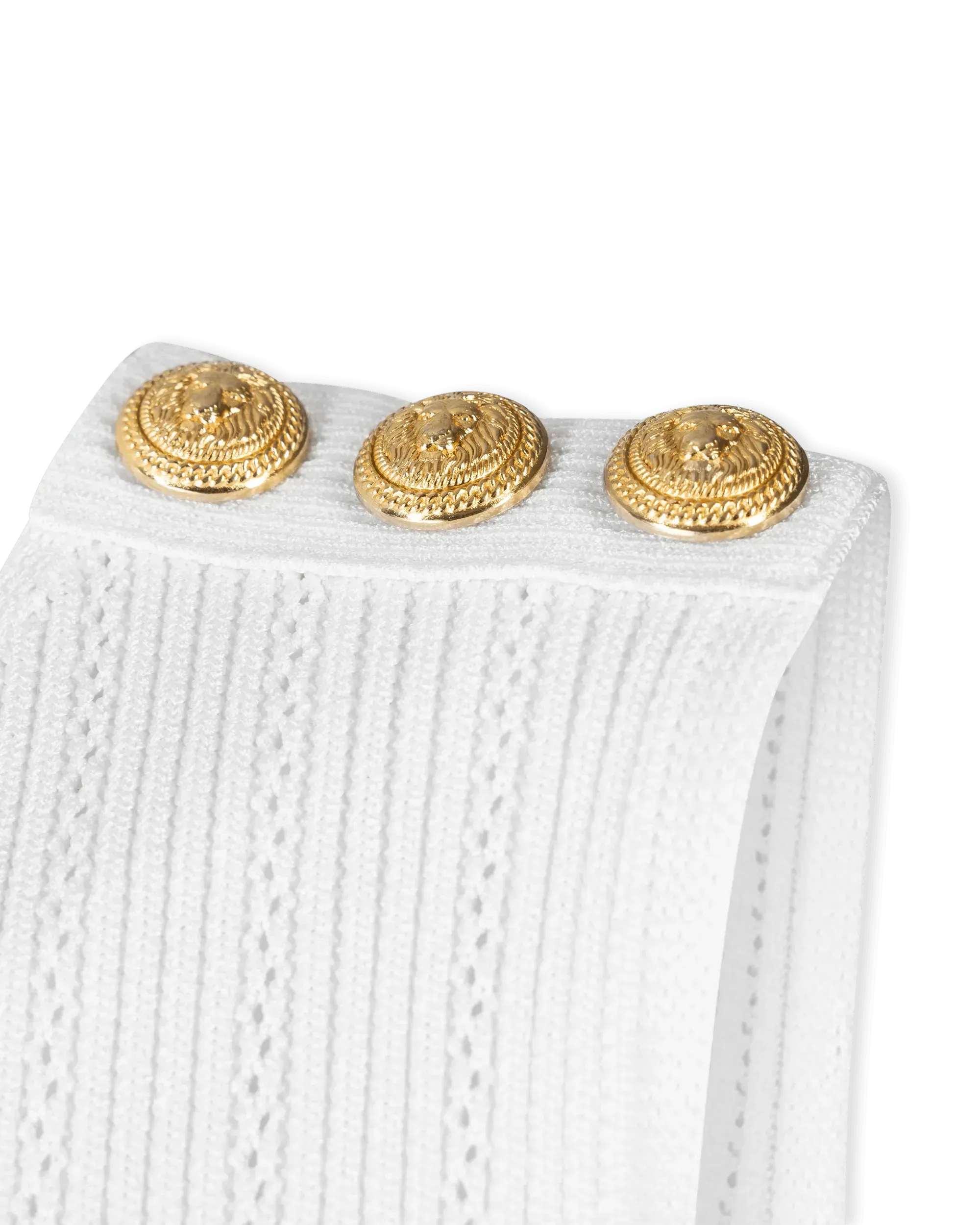 One-Shoulder 3 Button Knit Top