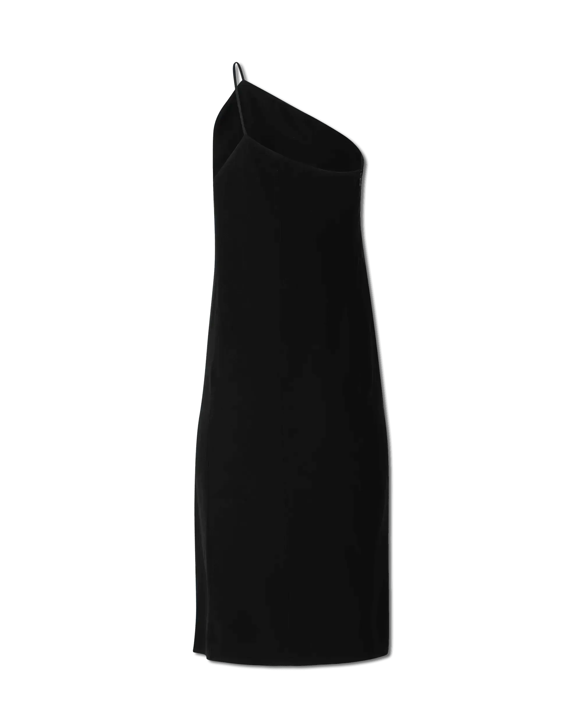 One Shoulder Crepe Dress
