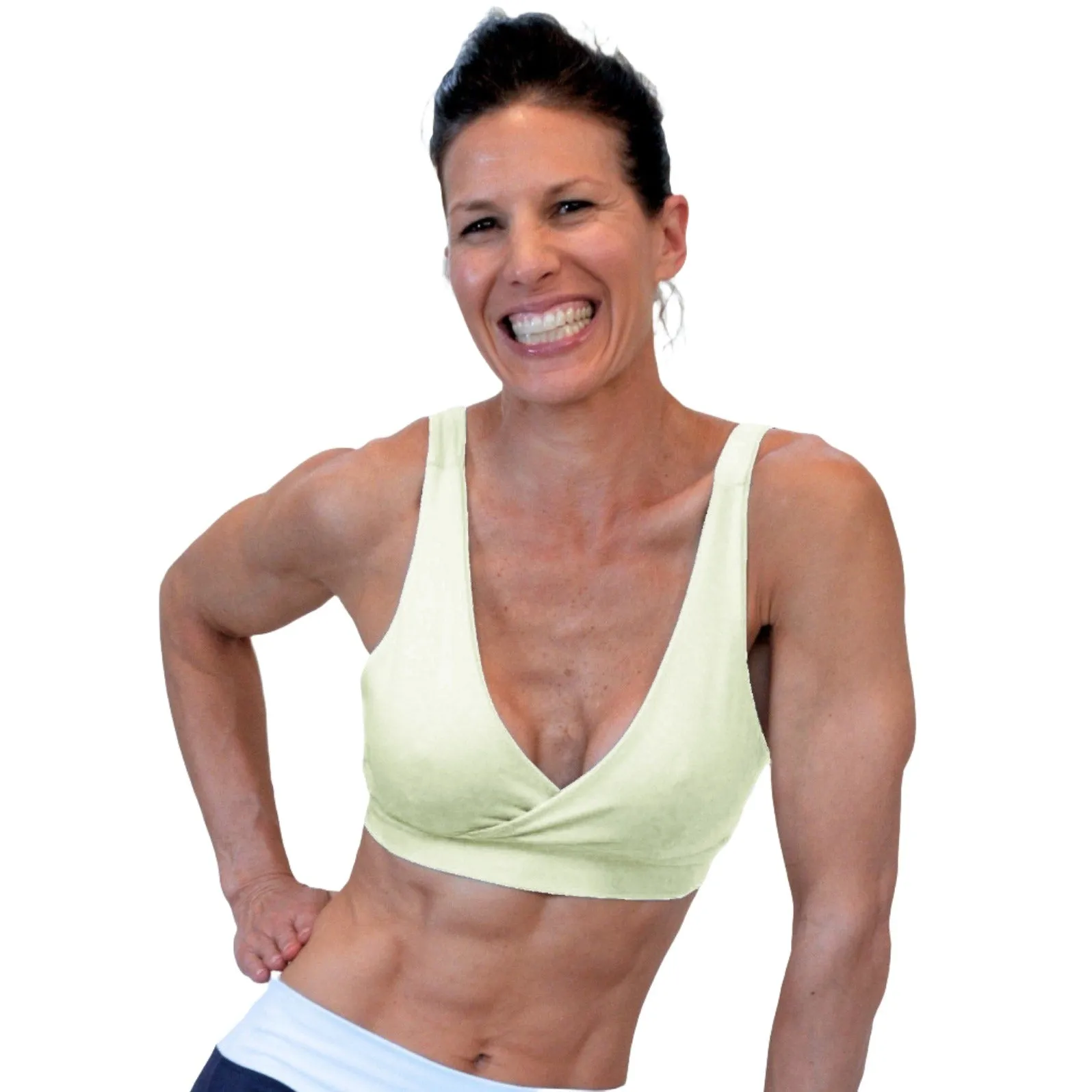 One Step Ahead Brushed Supplex Criss Cross Bra 2192