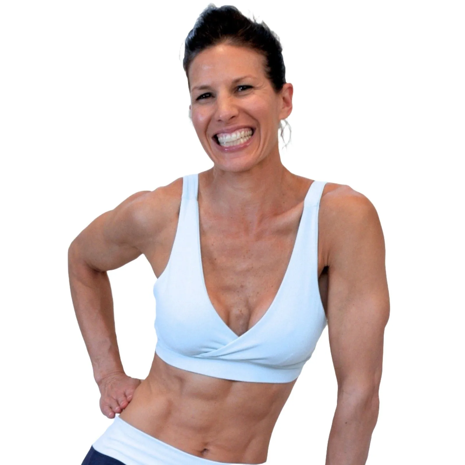 One Step Ahead Brushed Supplex Criss Cross Bra 2192