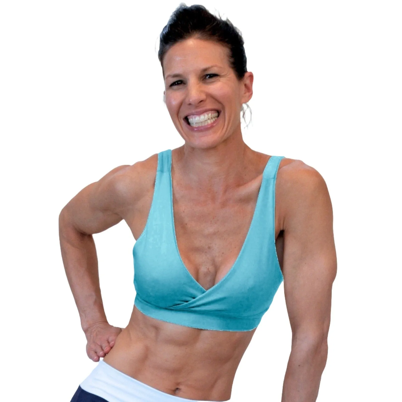 One Step Ahead Brushed Supplex Criss Cross Bra 2192