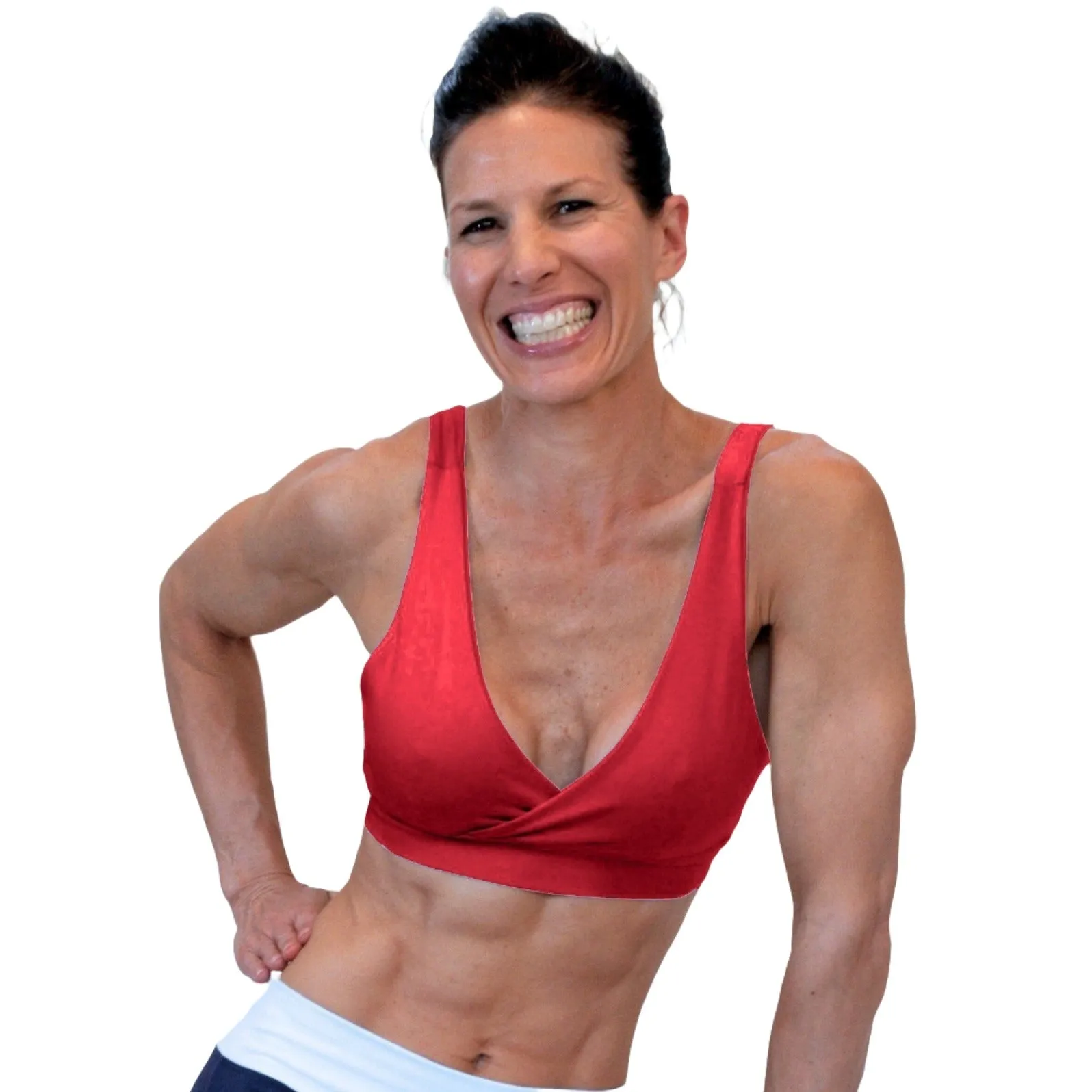 One Step Ahead Brushed Supplex Criss Cross Bra 2192