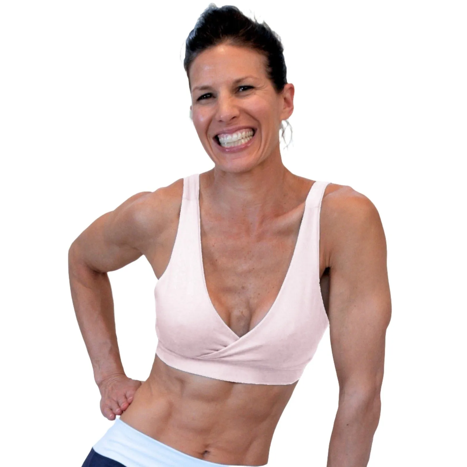 One Step Ahead Brushed Supplex Criss Cross Bra 2192