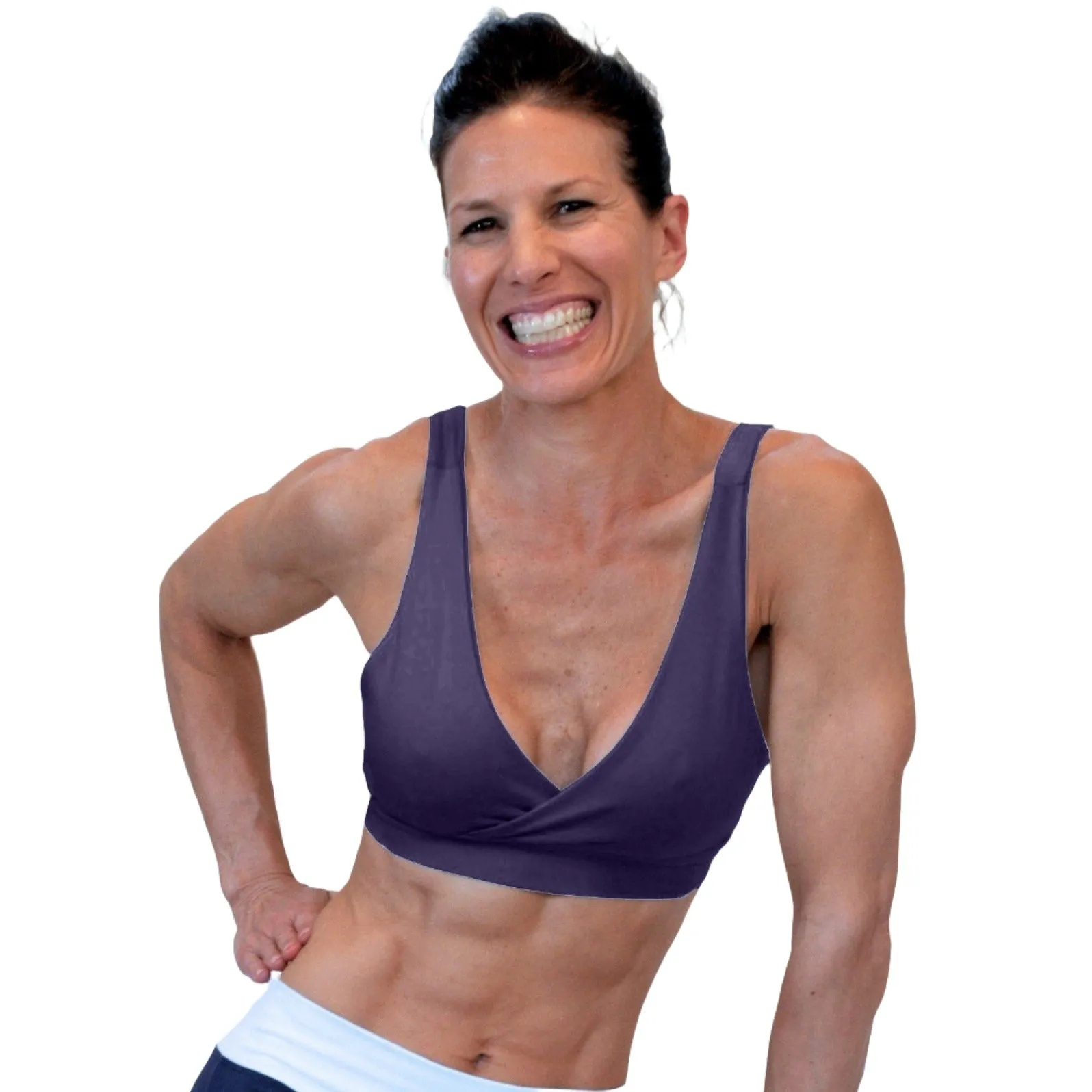 One Step Ahead Brushed Supplex Criss Cross Bra 2192