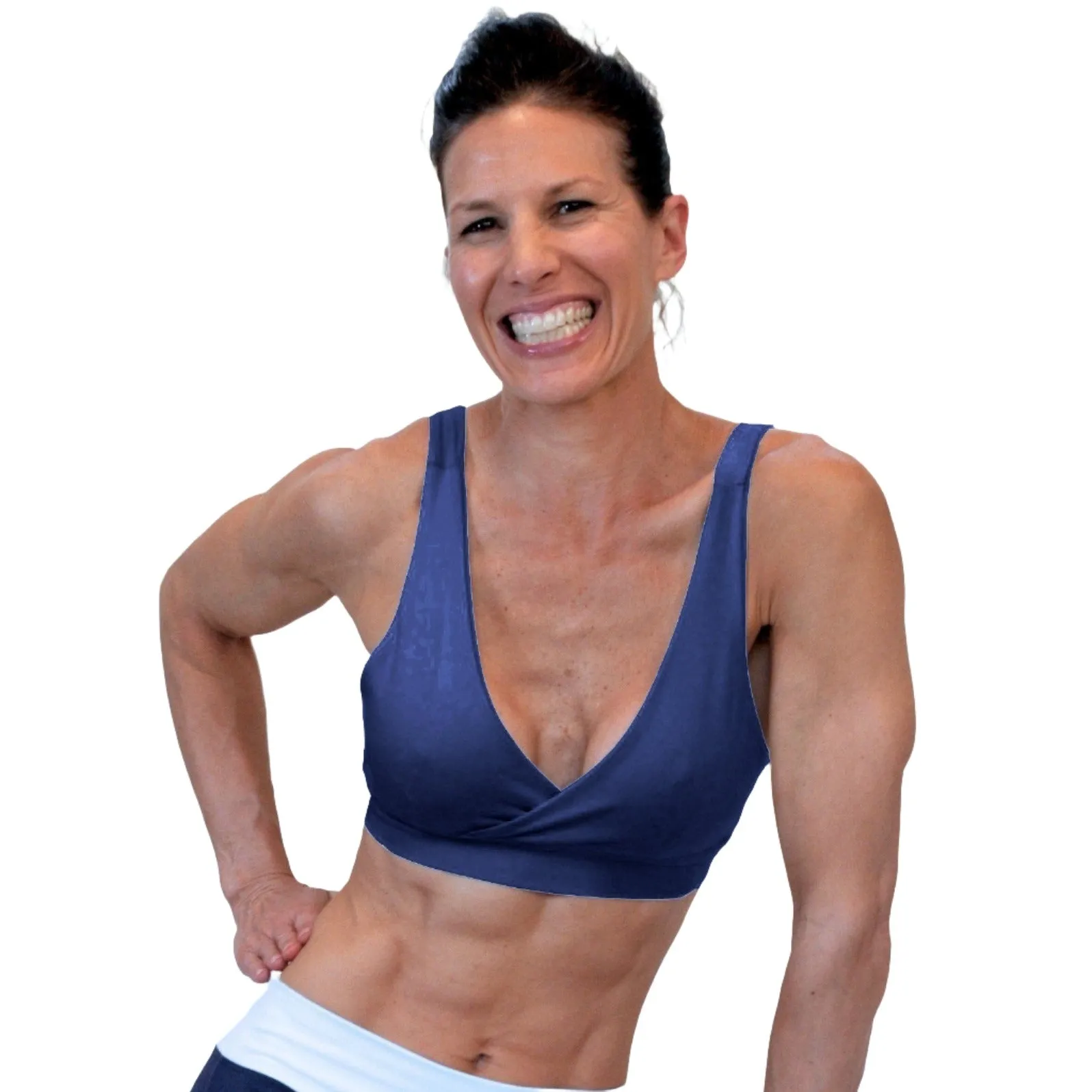 One Step Ahead Brushed Supplex Criss Cross Bra 2192