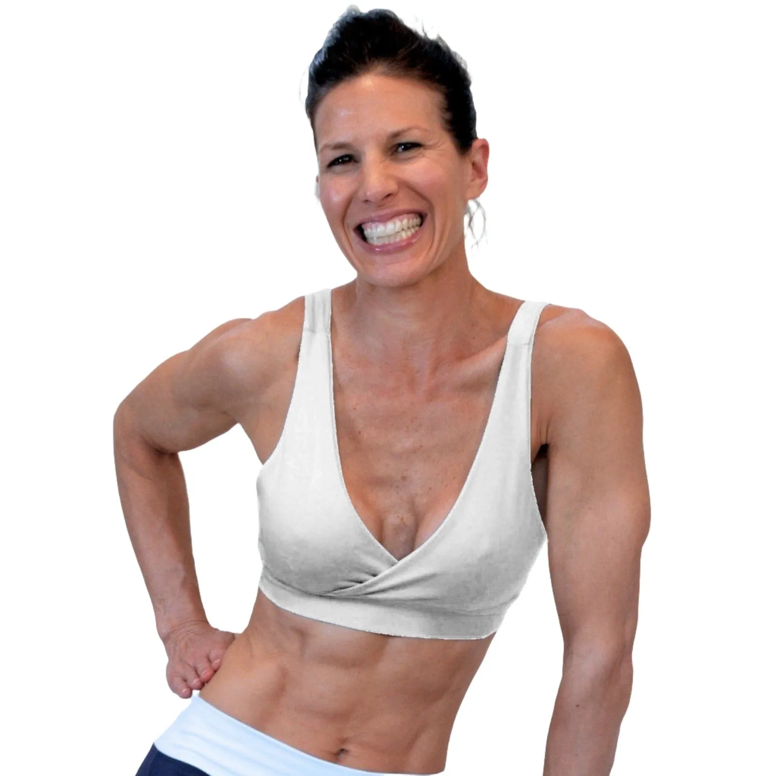 One Step Ahead Brushed Supplex Criss Cross Bra 2192