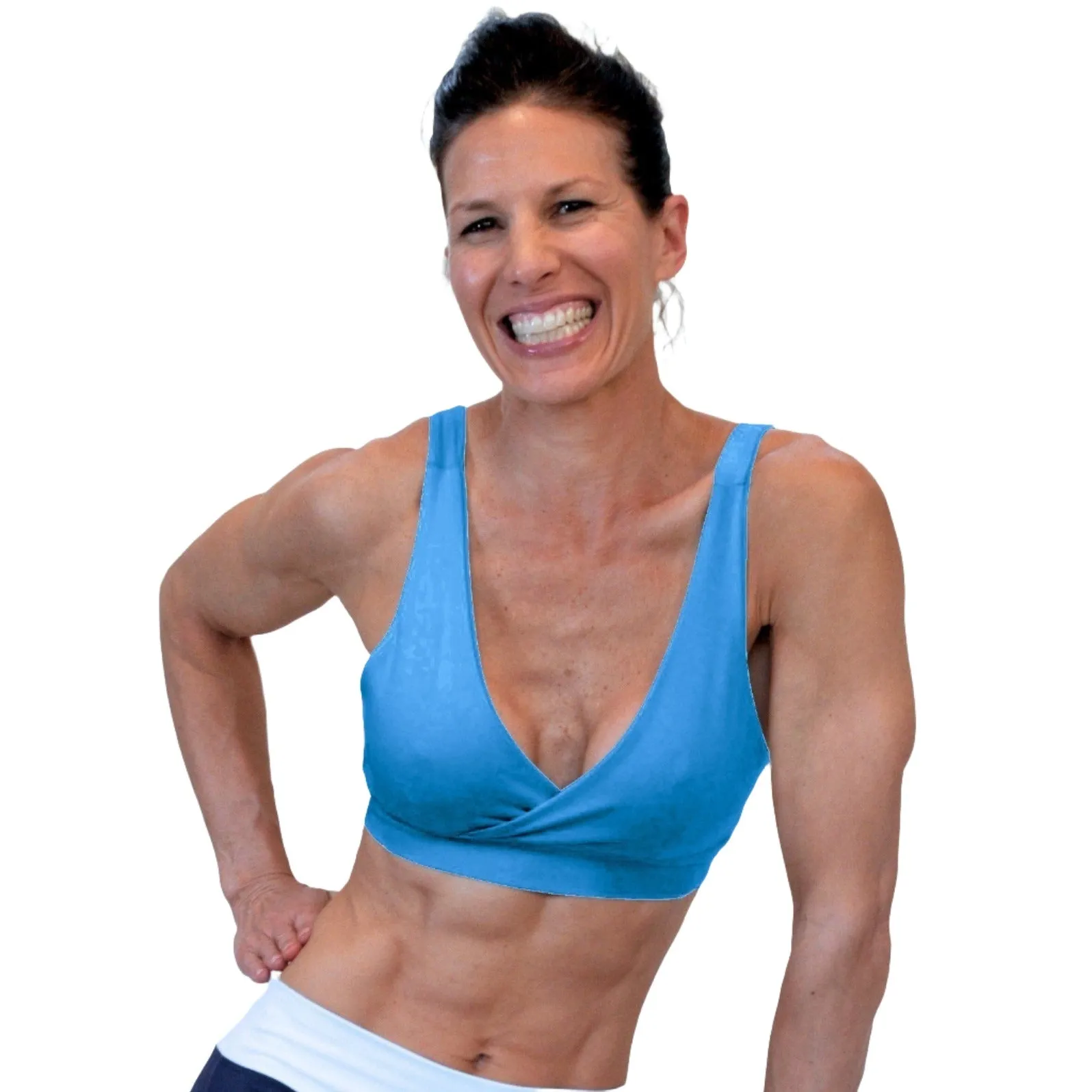 One Step Ahead Brushed Supplex Criss Cross Bra 2192