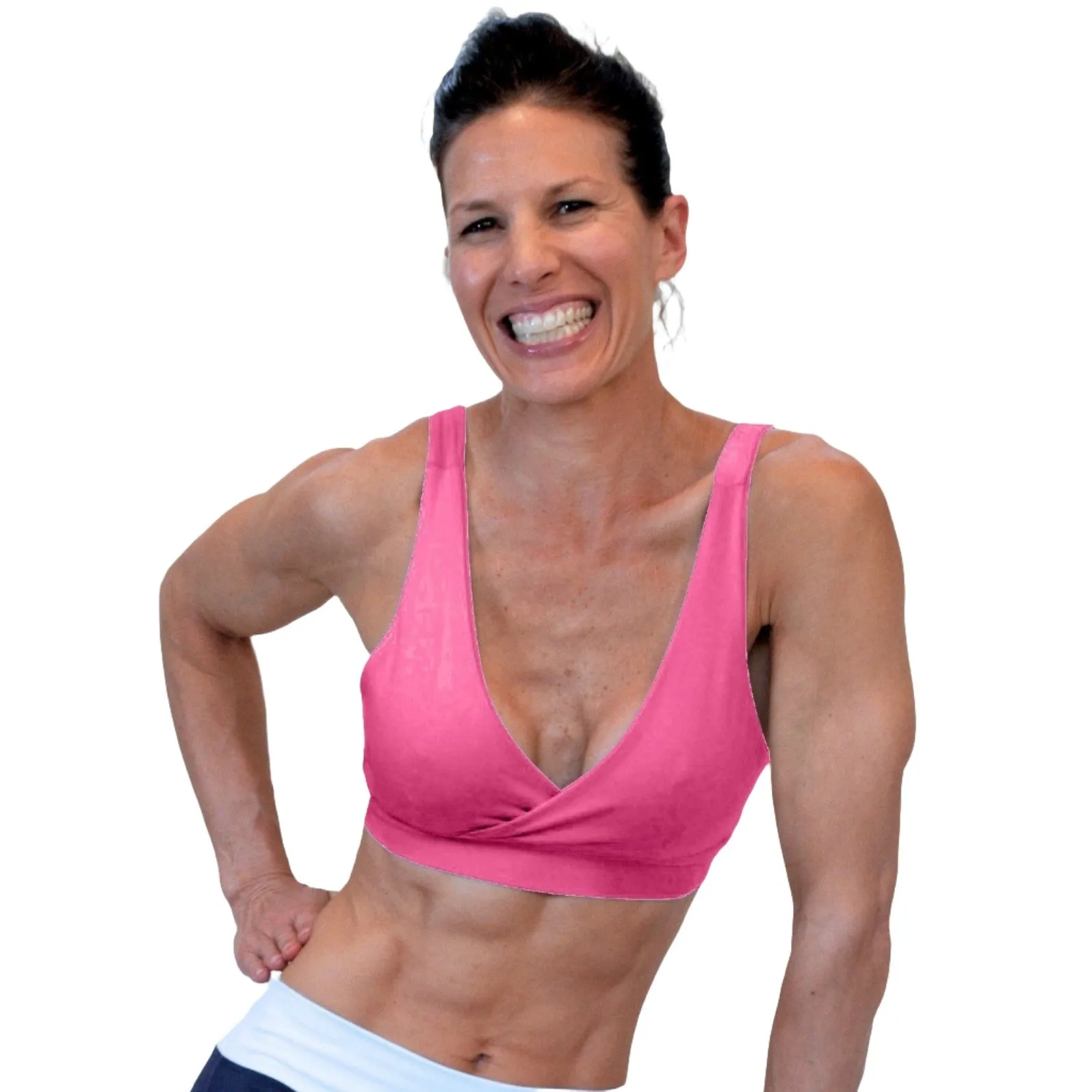 One Step Ahead Brushed Supplex Criss Cross Bra 2192