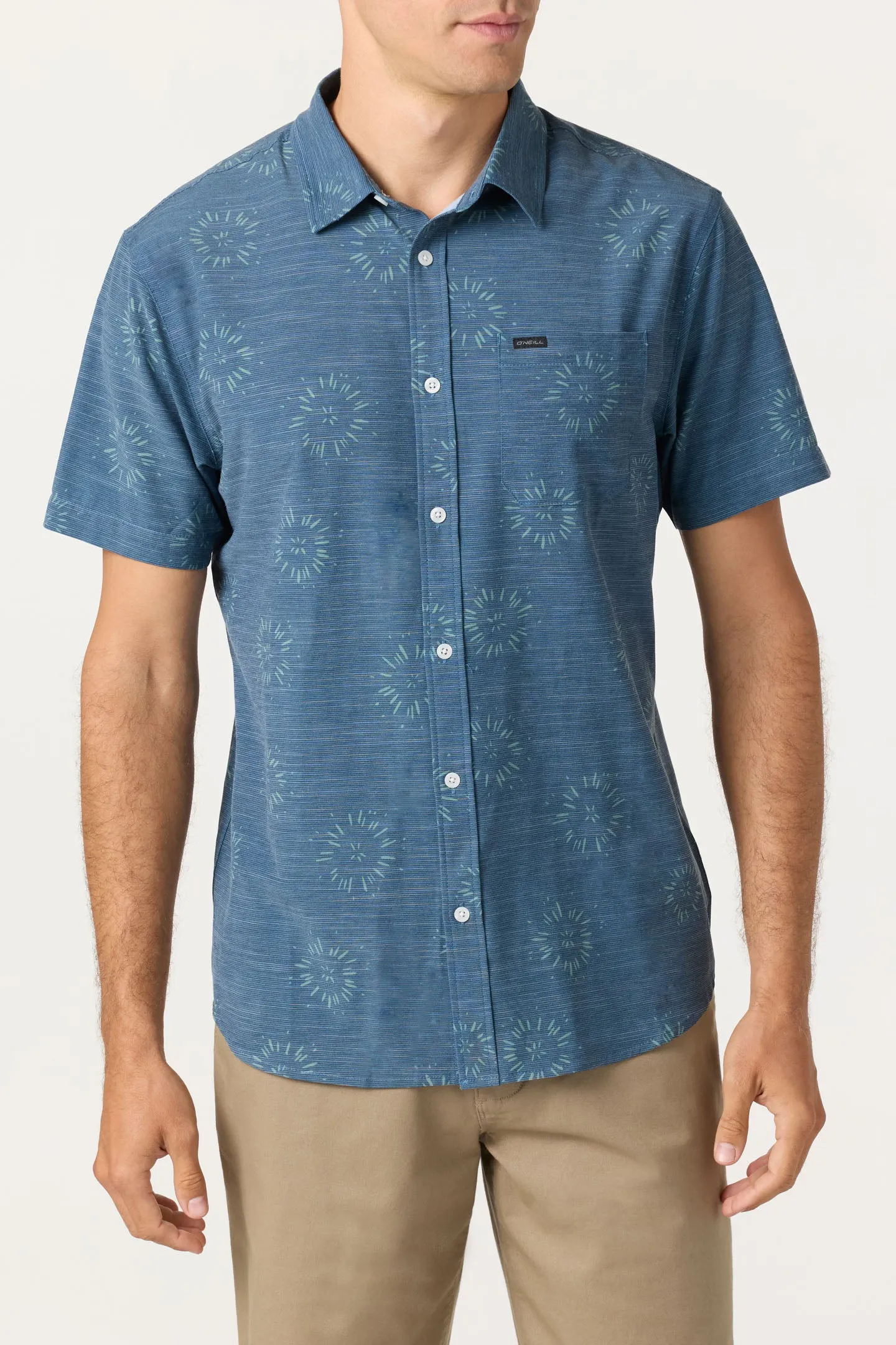 O'Neill Men's Traveler UPF Traverse Slub Shirt