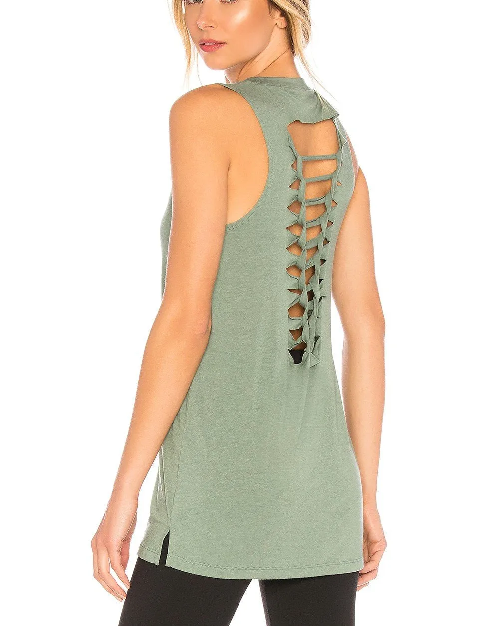 Onzie Flow Braided Tank 3094 S-M-L