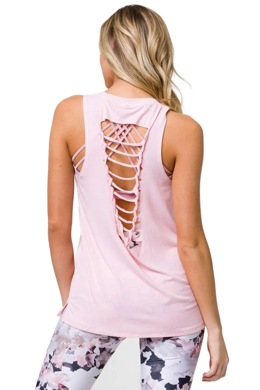 Onzie Flow Braided Tank 3094 S-M-L