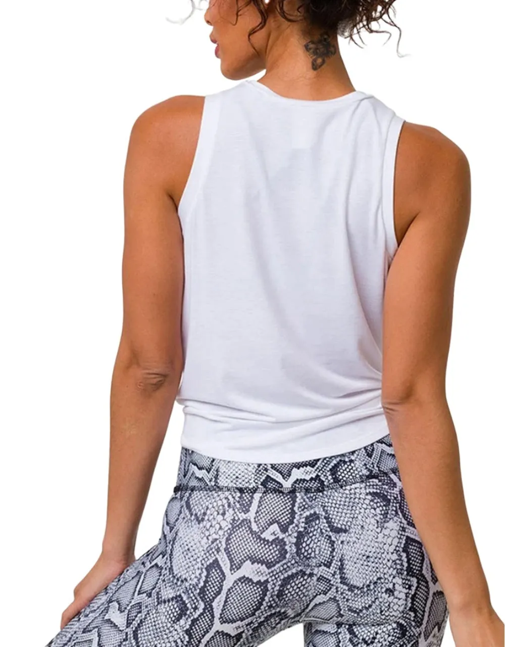 Onzie Flow Knot Tee V Neck 3774