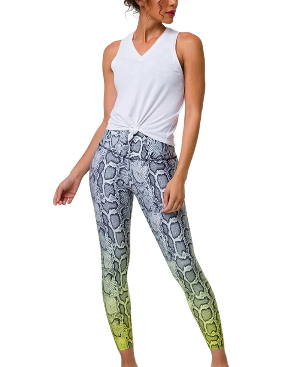 Onzie Flow Knot Tee V Neck 3774