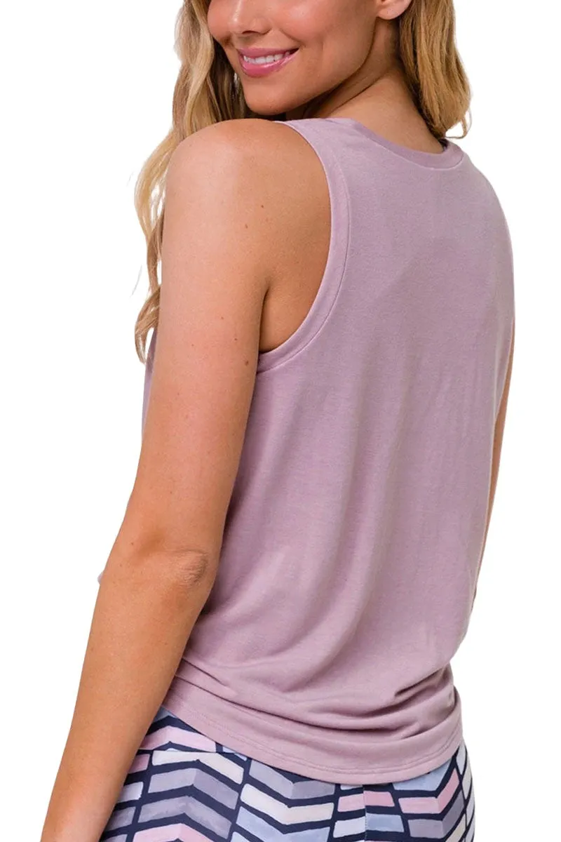 Onzie Flow Knot Tee V Neck 3774
