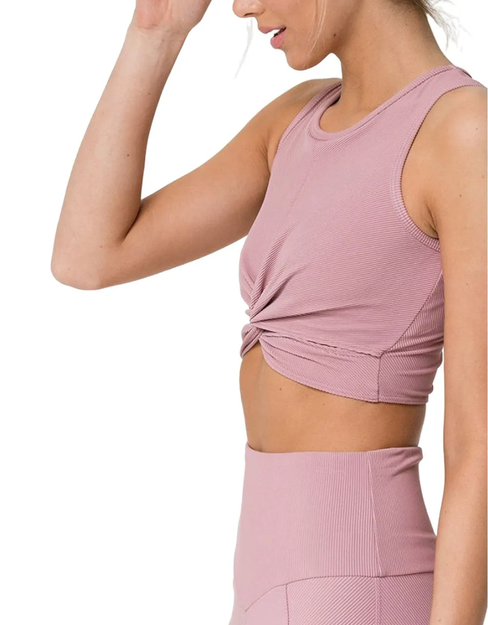 Onzie Front Twist Cropped Top 3726
