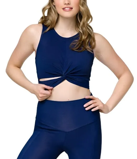 Onzie Front Twist Cropped Top 3726