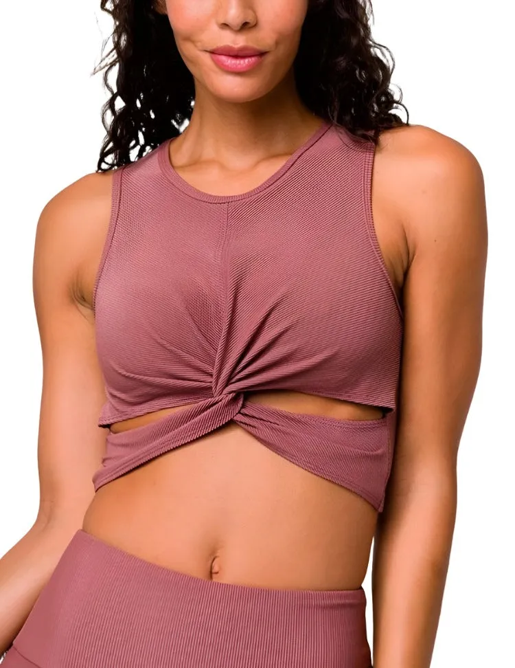 Onzie Front Twist Cropped Top 3726