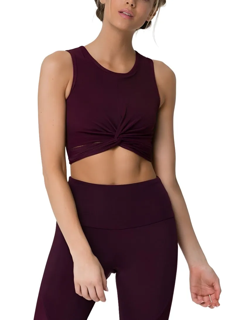 Onzie Front Twist Cropped Top 3726