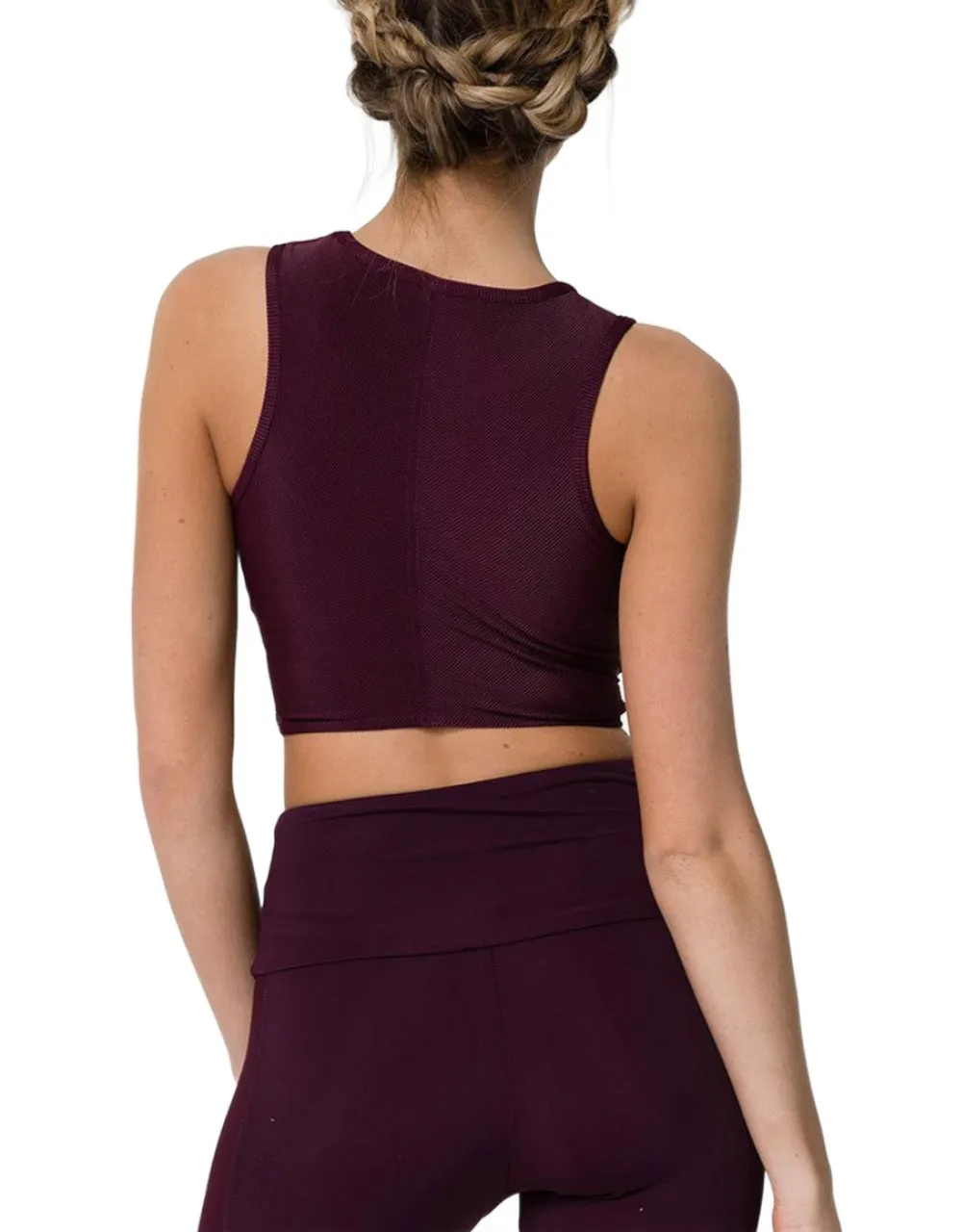 Onzie Front Twist Cropped Top 3726