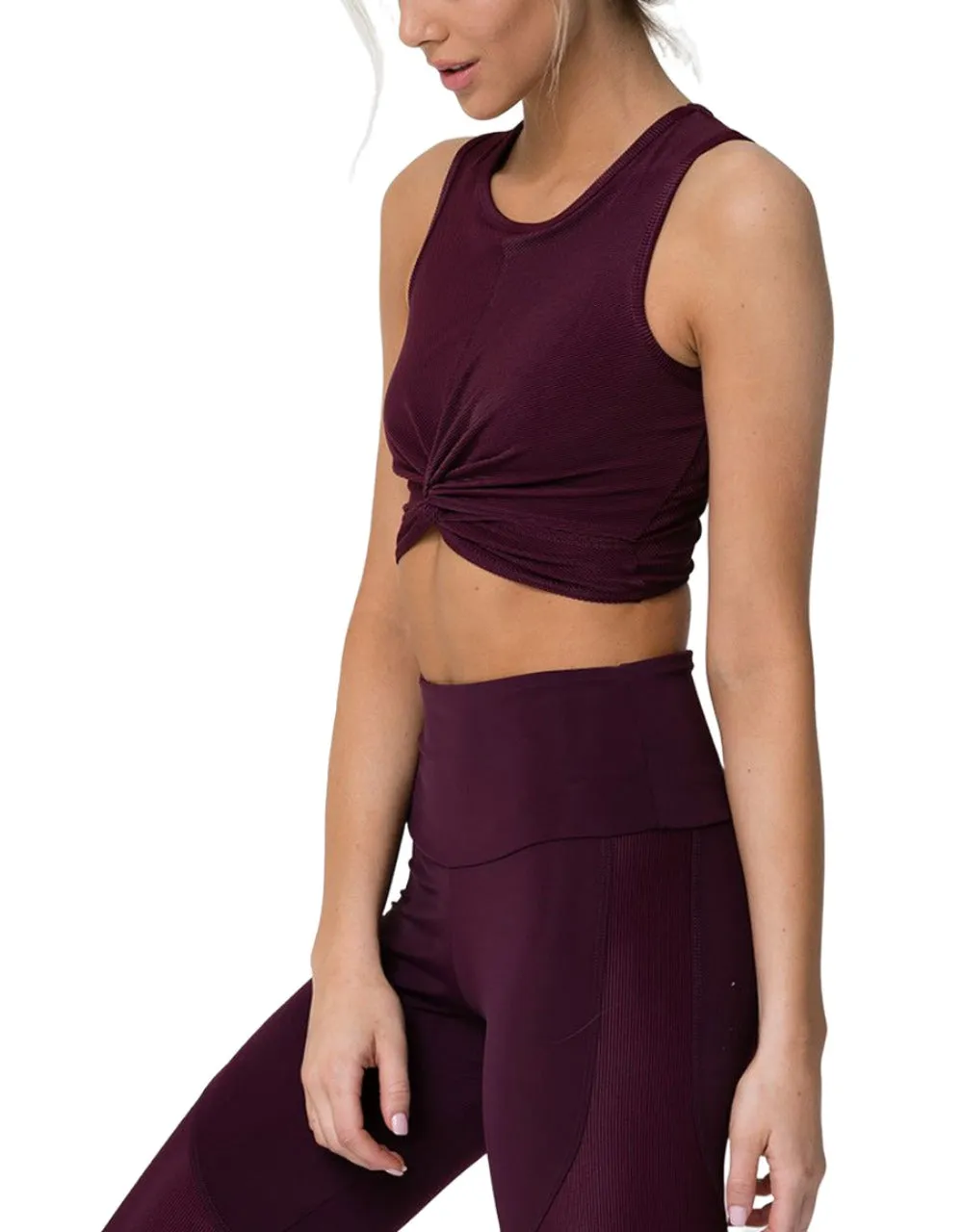 Onzie Front Twist Cropped Top 3726