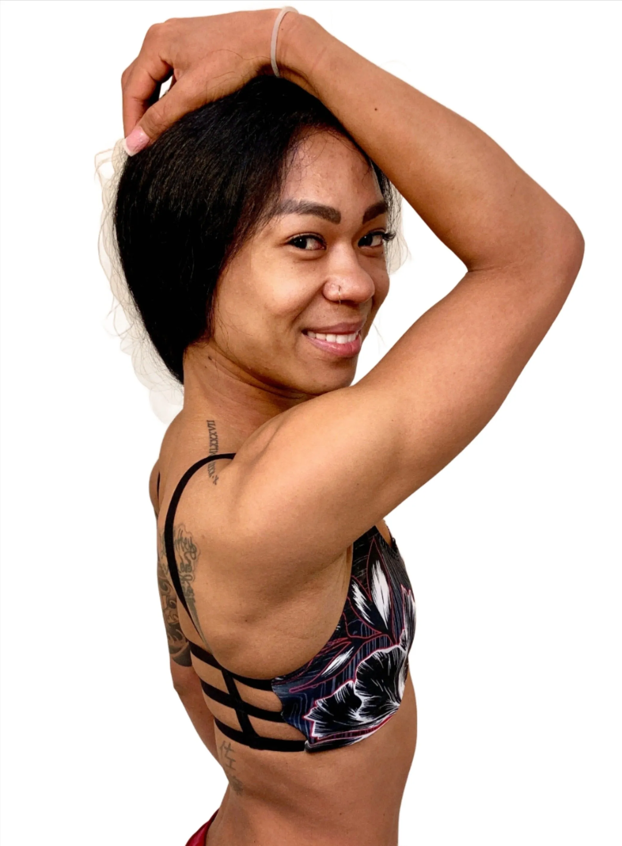 Onzie Graphic Elastic Back Bra 382