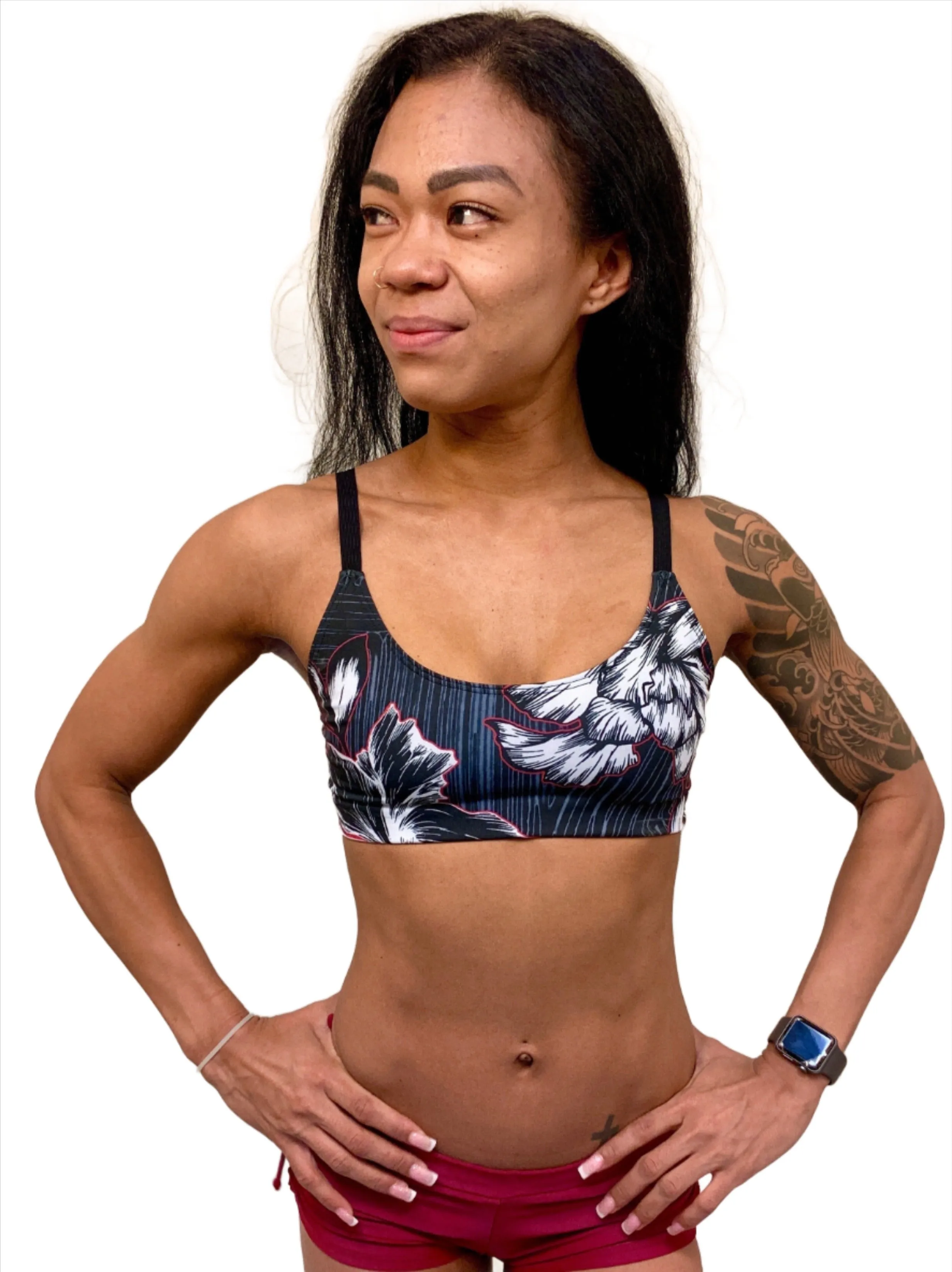 Onzie Graphic Elastic Back Bra 382