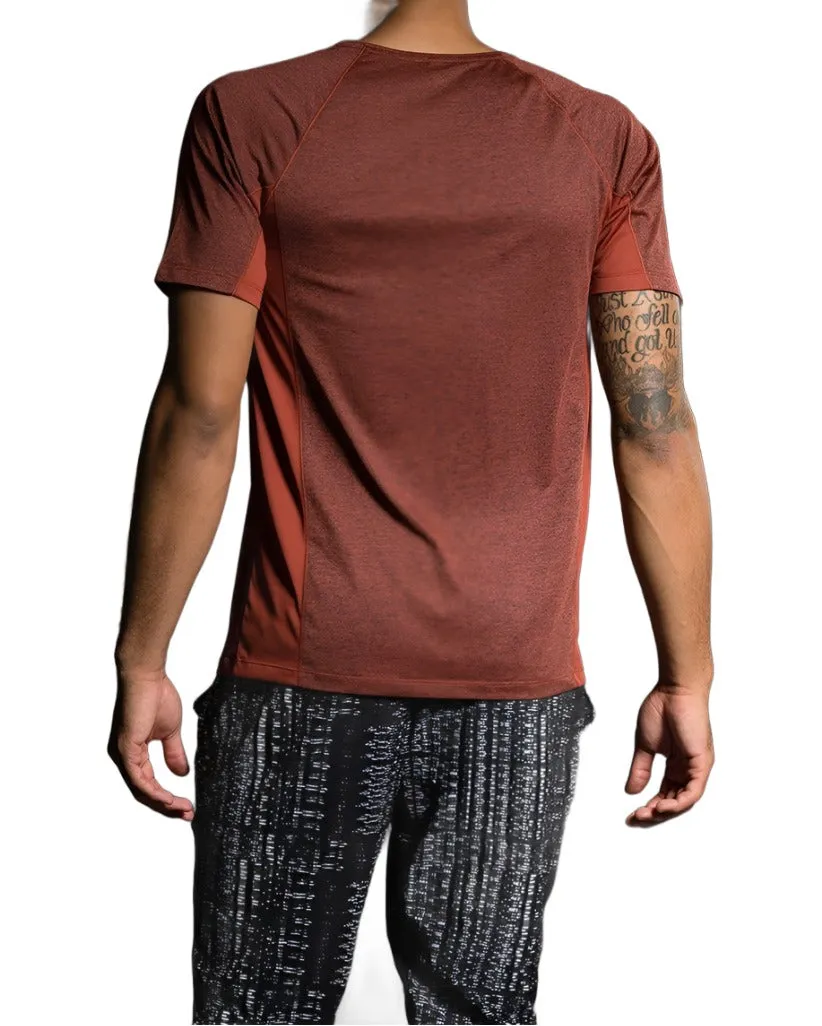 Onzie Hot Yoga Mens Raglan Short Sleeve top 701