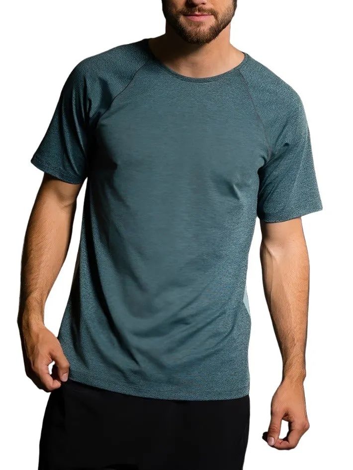 Onzie Hot Yoga Mens Raglan Short Sleeve top 701