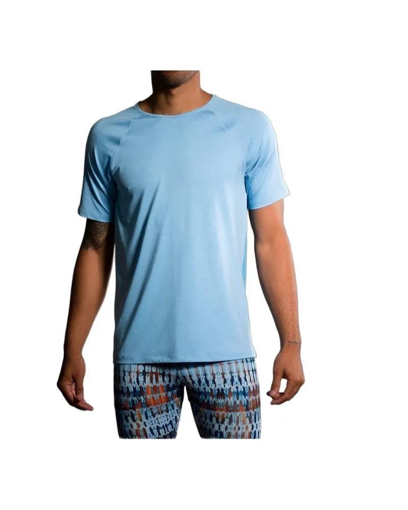 Onzie Hot Yoga Mens Raglan Short Sleeve top 701