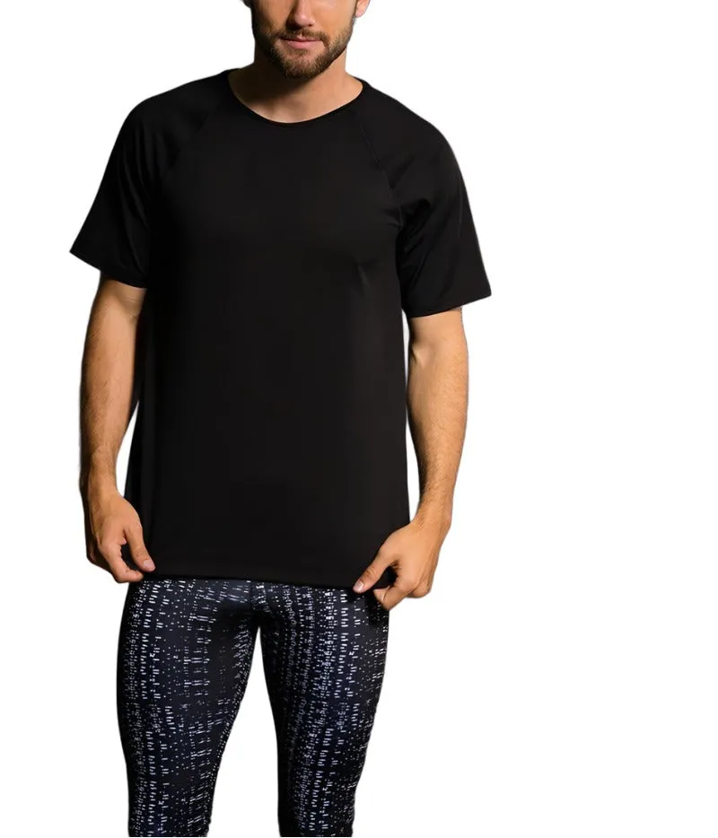 Onzie Hot Yoga Mens Raglan Short Sleeve top 701