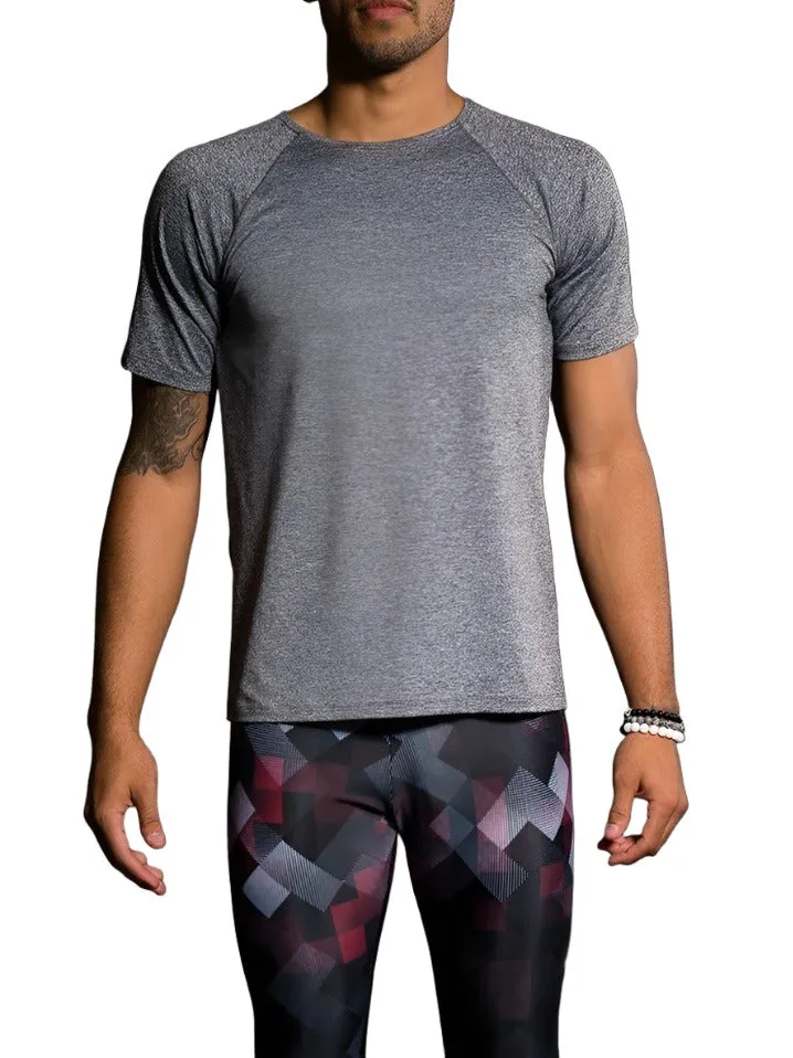 Onzie Hot Yoga Mens Raglan Short Sleeve top 701