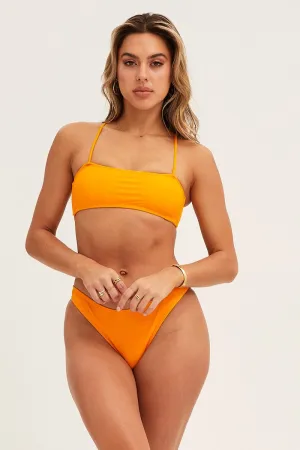 Orange Bikini Two Piece
