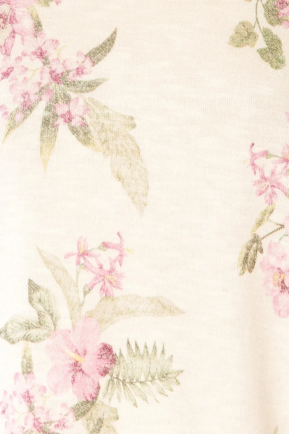Paszkow | Floral Crew Neck Sweater