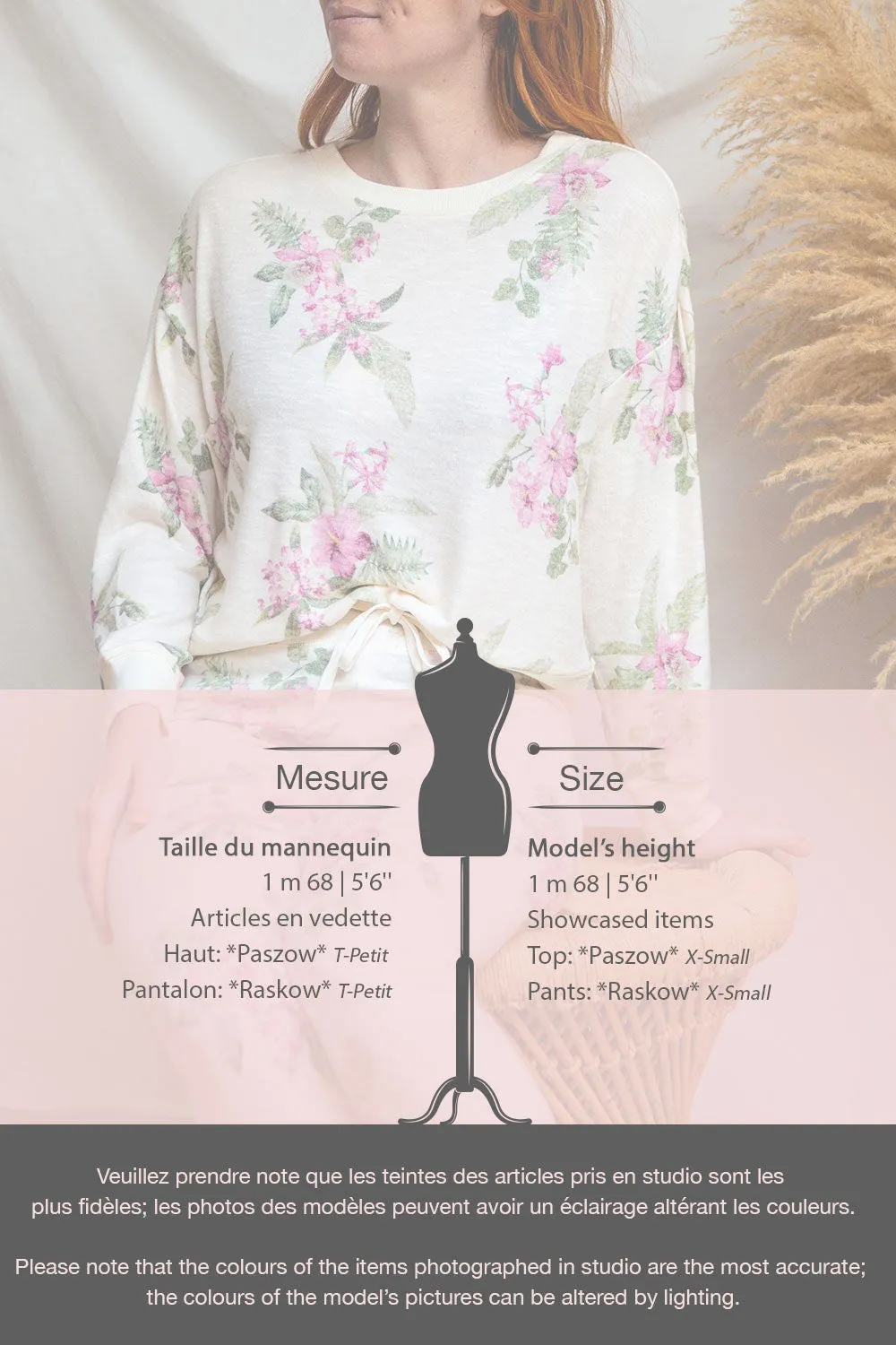 Paszkow | Floral Crew Neck Sweater