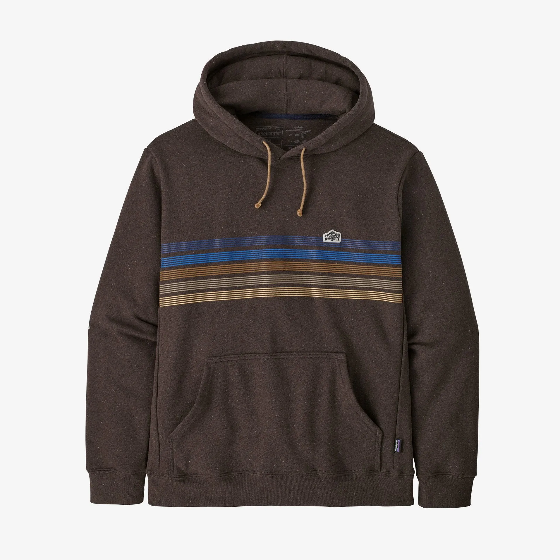Patagonia Mens Line Logo Ridge Stripe Uprisal Hoody