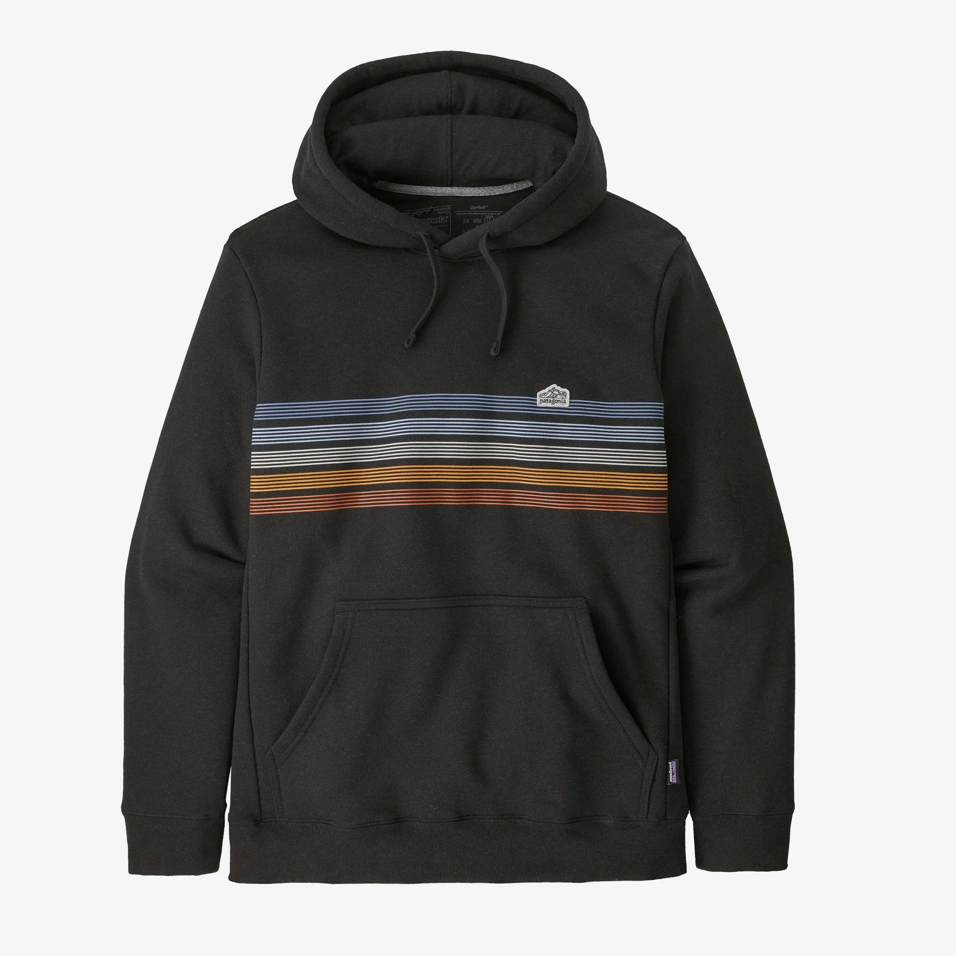 Patagonia Mens Line Logo Ridge Stripe Uprisal Hoody