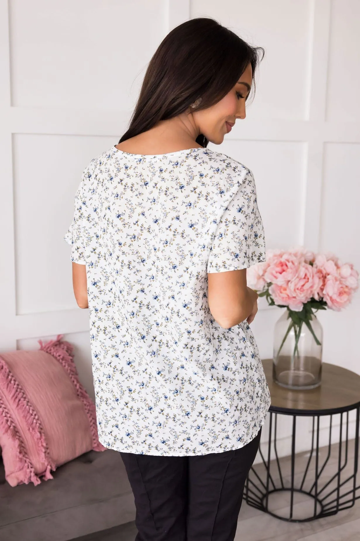 Perspective Is Key Floral Blouse