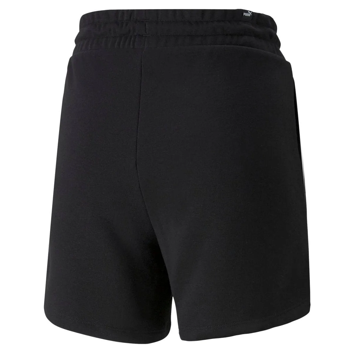 PUMA WOMEN'S ESSENTIALS HIGH WAIST BLACK SHORTS