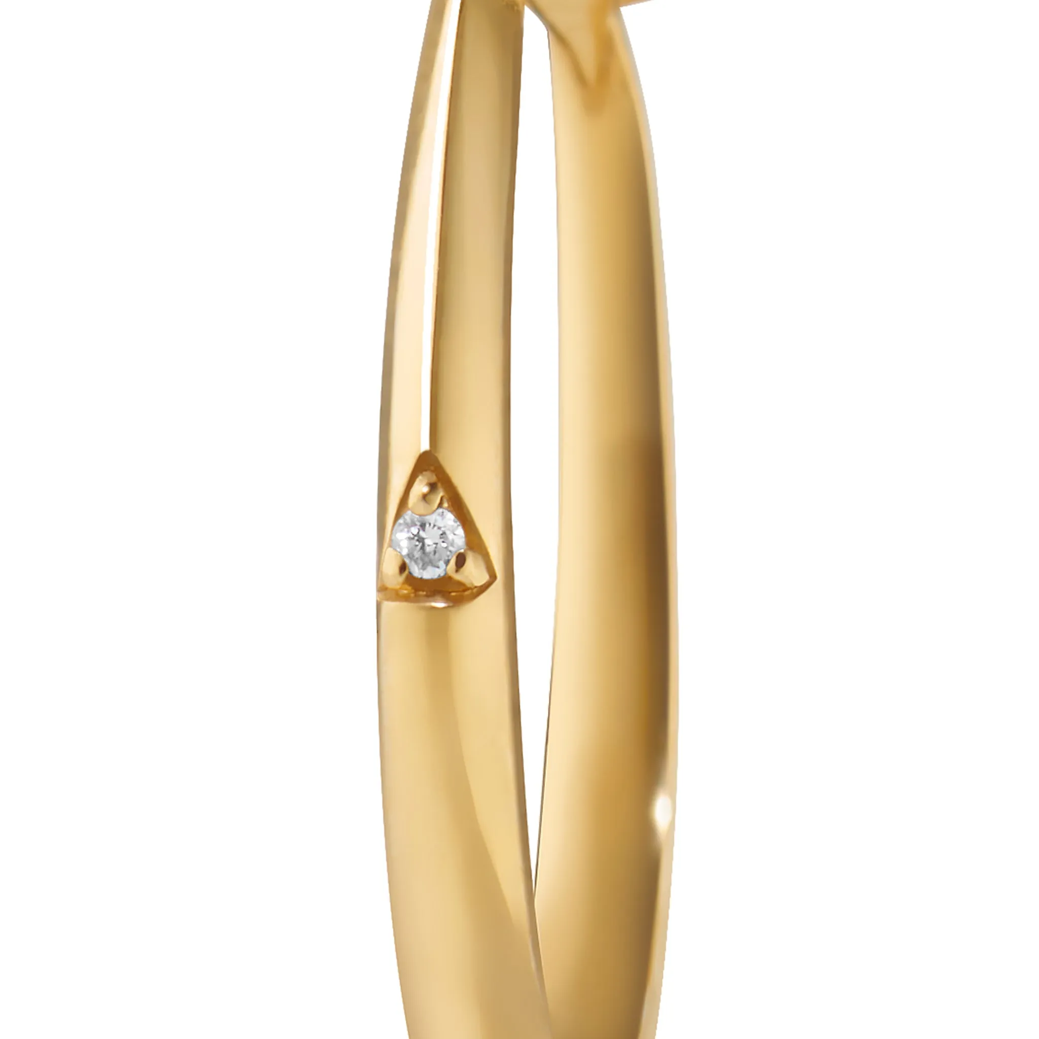 "Points North" Deep-Set Oval London Blue Topaz Ring