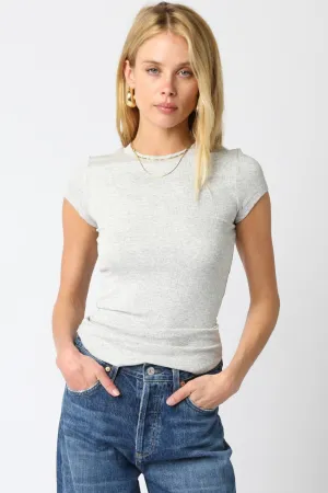 RIBBED TEE