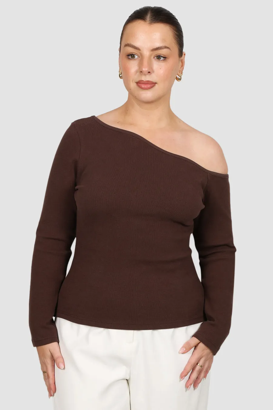 RUMI L/S TOP ESPRESSO