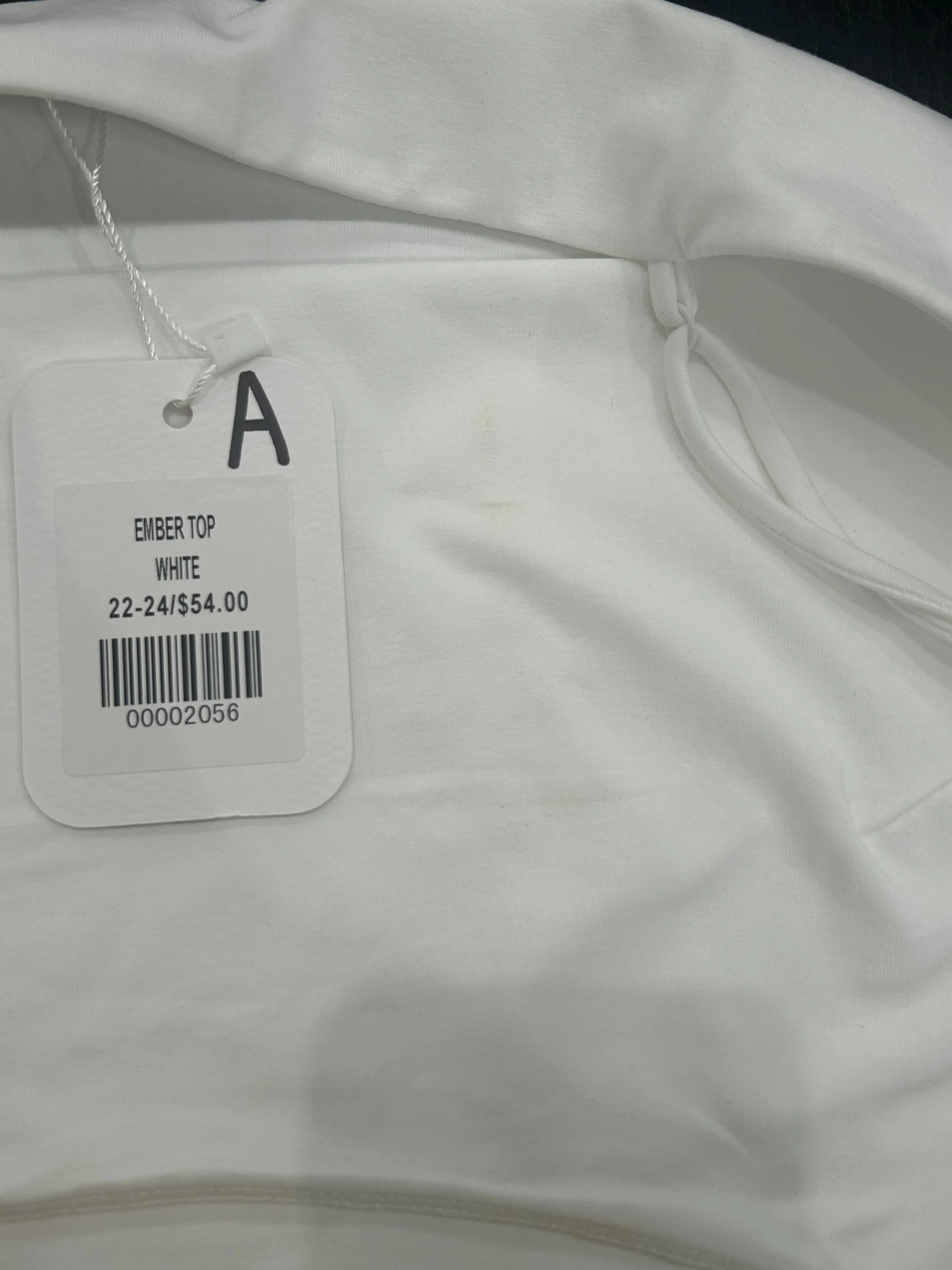 SAMPLE - EMBER TOP WHITE
