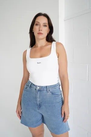 SAMPLE - JAGGER DENIM SHORT BLUE WASH