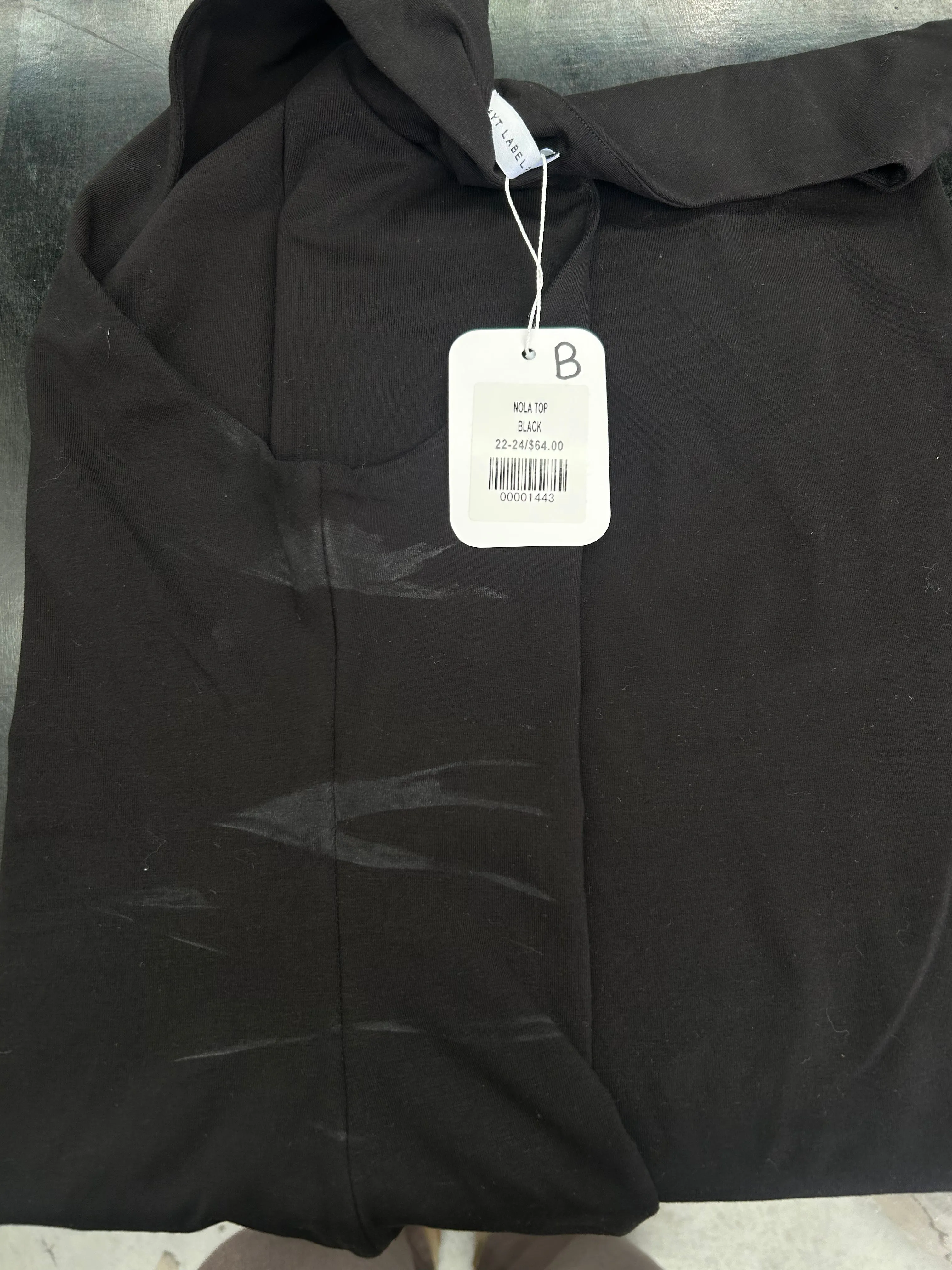 SAMPLE - NOLA TOP BLACK