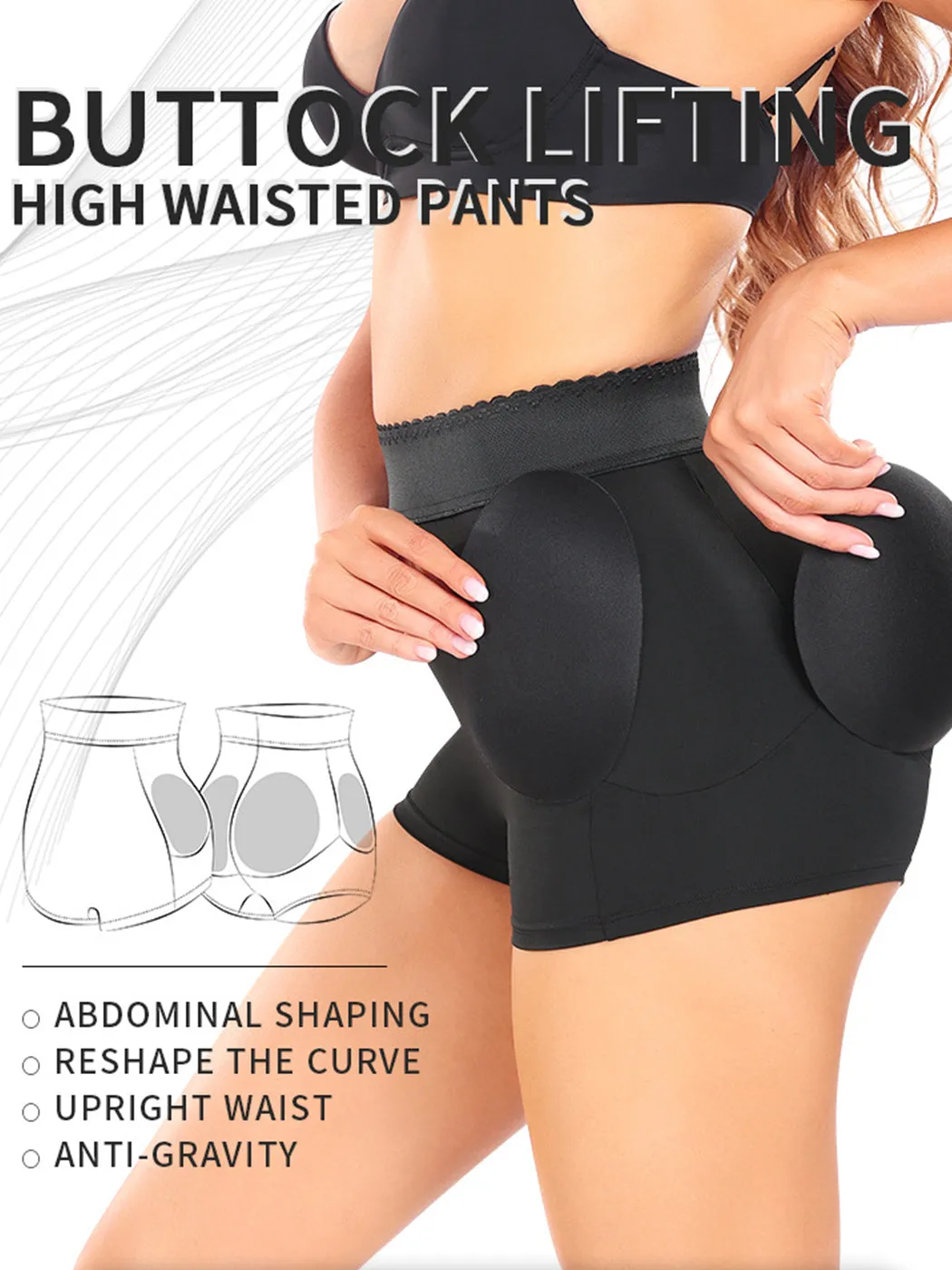 Seamless Hip Enhancer Shaper BoyShorts