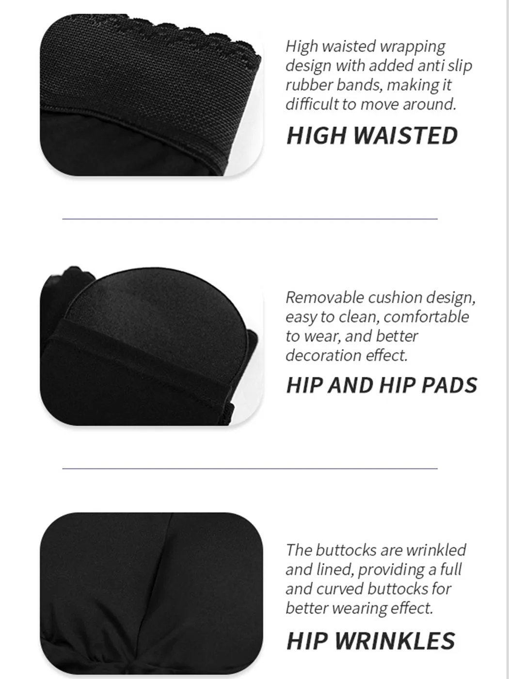Seamless Hip Enhancer Shaper BoyShorts